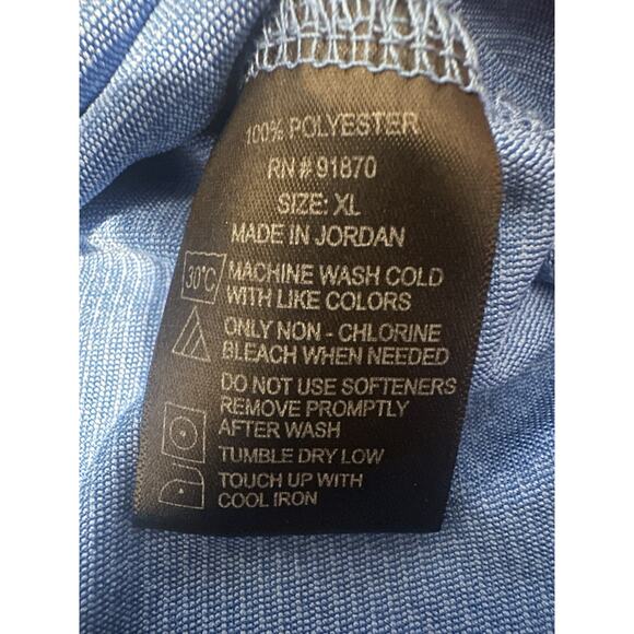 Bolle Men’s XL Performance Polo Shirt Blue Quick Dry Golf Activewear - Picture 3 of 6